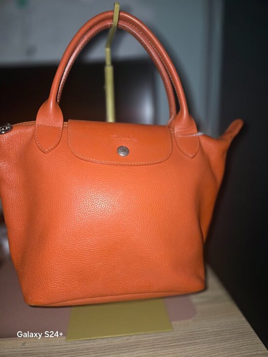 Longchamp Handbags - 🧡 Longchamp Le Pliage Cuir Small Leather Top Handle Tote 🧡
